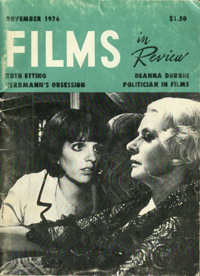 Films in Review, November 1976